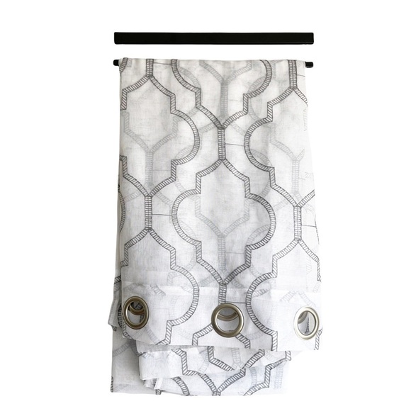 VCNY HOME Charlotte Embroidered Sheer Panels 38”X95”- Set of 2 VCNY HOME NWOT - Picture 5 of 5